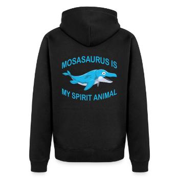 Biologiste marin Mosasaurus Time Dinosaures - Veste à capuche bio Premium Unisexe - noir - Dos - Nico (187cm)