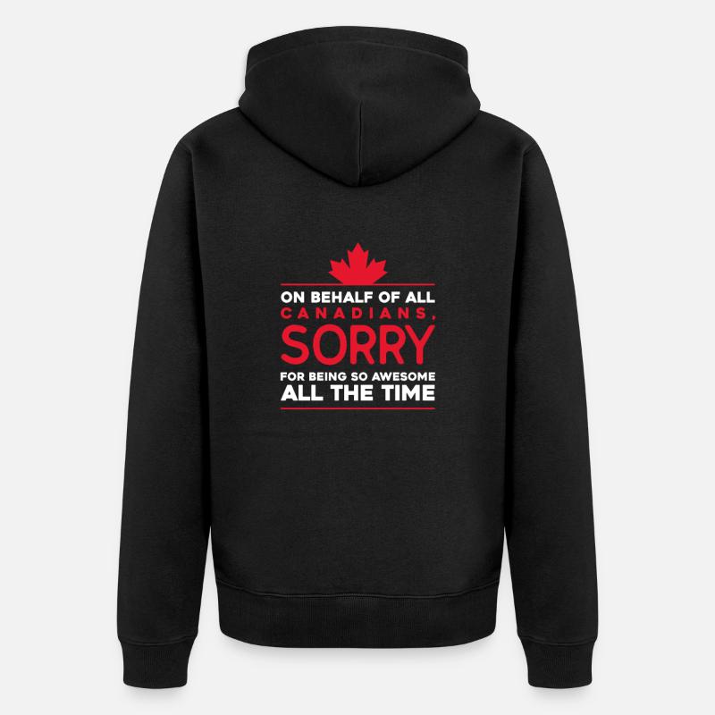 Canada - Veste à capuche bio Premium Unisexe - noir