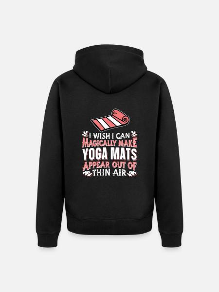 Yoga Yogi - Veste à capuche bio Premium Unisexe - noir