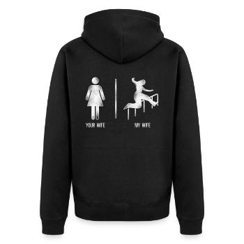 Parkour Free Running Traceur - Veste à capuche bio Premium Unisexe - noir - Dos - Nico (187cm)