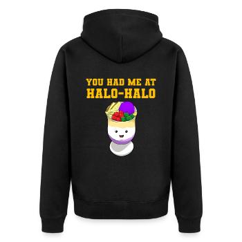 Philippines Filipina Drapeau Fils Mère I Cadeau - Veste à capuche bio Premium Unisexe - noir - Dos - Nico (187cm)
