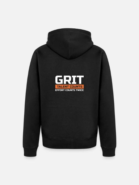 Motivation - Veste à capuche bio Premium Unisexe - noir