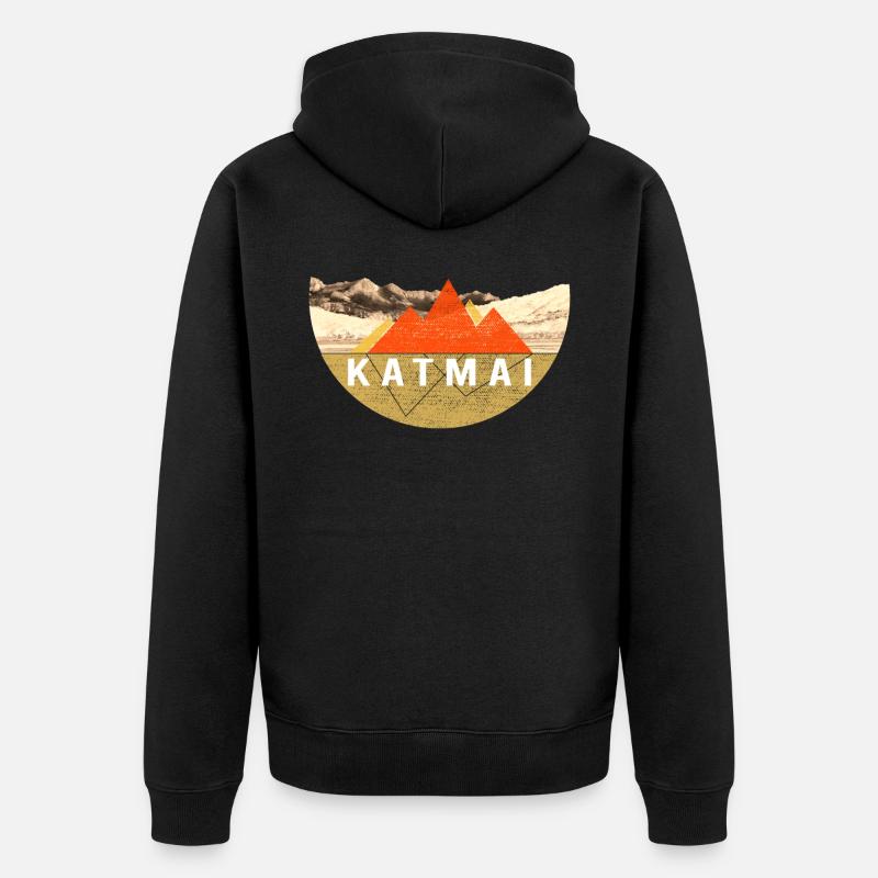 Millésime - Parc National de Katmai - Veste à capuche bio Premium Unisexe - noir