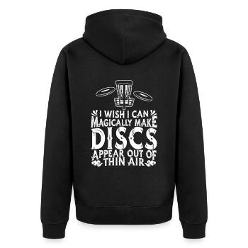 Frisbee Golf - Veste à capuche bio Premium Unisexe - noir - Dos - Nico (187cm)