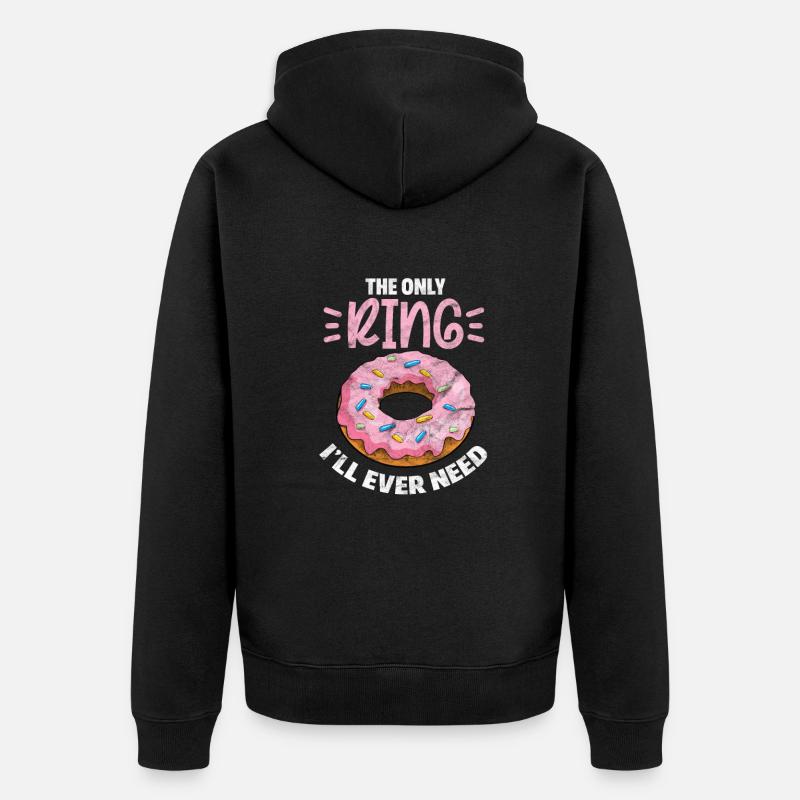 Beignet - Veste à capuche bio Premium Unisexe - noir