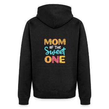 Mère Donut - Veste à capuche bio Premium Unisexe - noir - Dos - Nico (187cm)