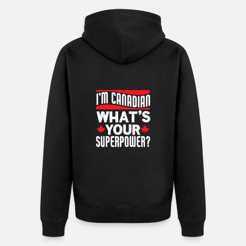 Canada - Veste à capuche bio Premium Unisexe - noir