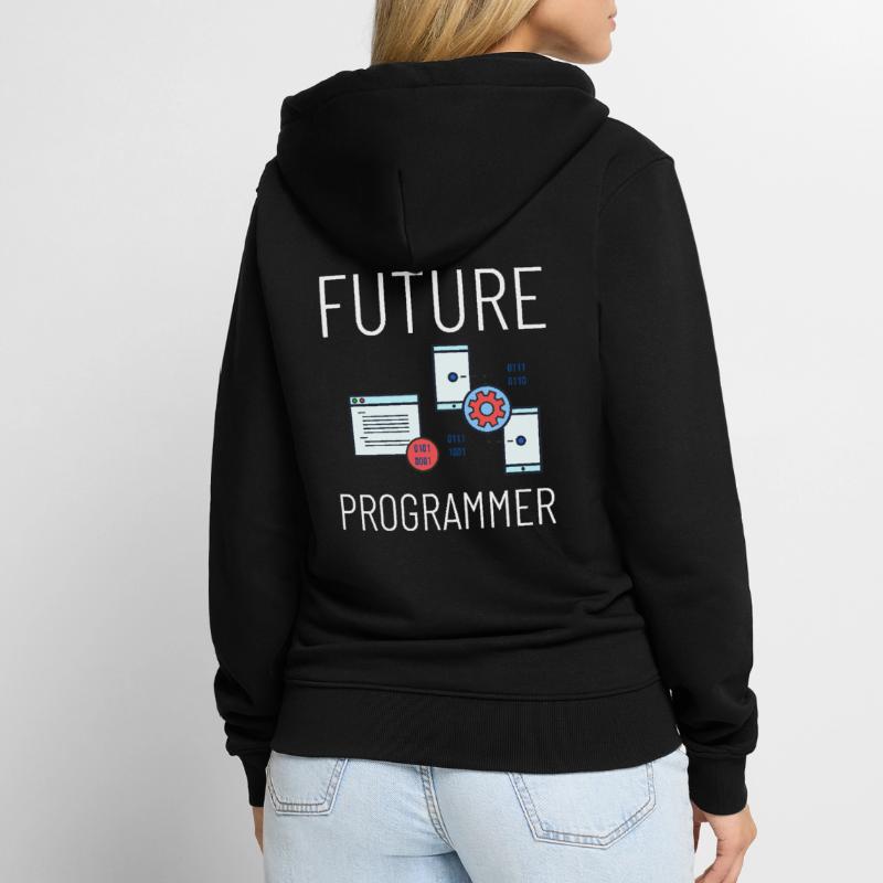 Programmeur Programmation Ordinateur Développeur Pc Veste à capuche bio Premium Unisexe