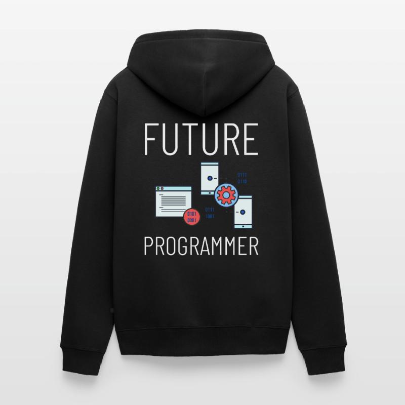 Programmeur Programmation Ordinateur Développeur Pc Veste à capuche bio Premium Unisexe