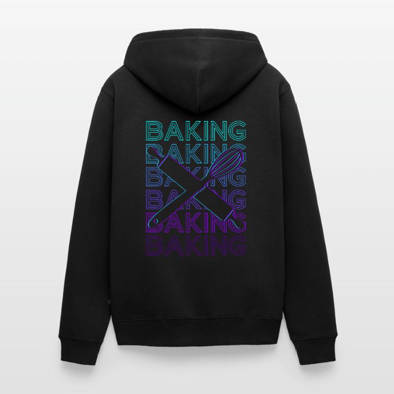 Baking Baker Baking Retro Gift Unisex Premium Organic Zip Hoodie
