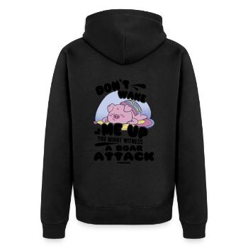 Cochon - Veste à capuche bio Premium Unisexe - noir - Dos - Nico (187cm)