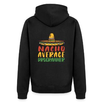 Programmeur Coder Développeur de logiciels - Veste à capuche bio Premium Unisexe - noir - Dos - Nico (187cm)