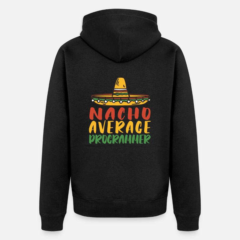 Programmierer Coder Software Entwickler - Unisex Premium Bio Zip Hoodie - Schwarz