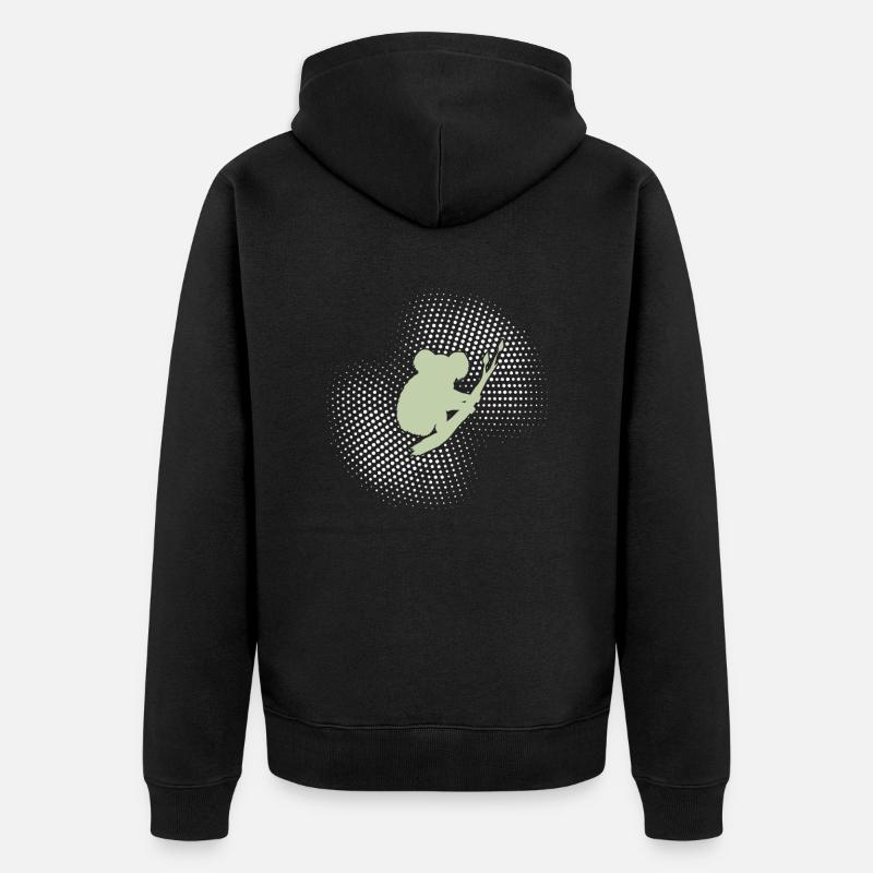 Koala - Veste à capuche bio Premium Unisexe - noir