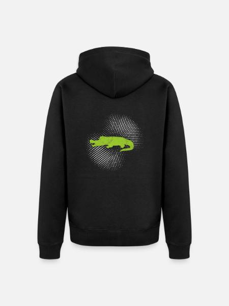 Crocodile - Veste à capuche bio Premium Unisexe - noir