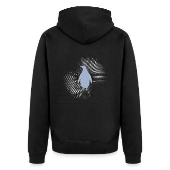 Pingouin - Veste à capuche bio Premium Unisexe - noir - Dos - Nico (187cm)