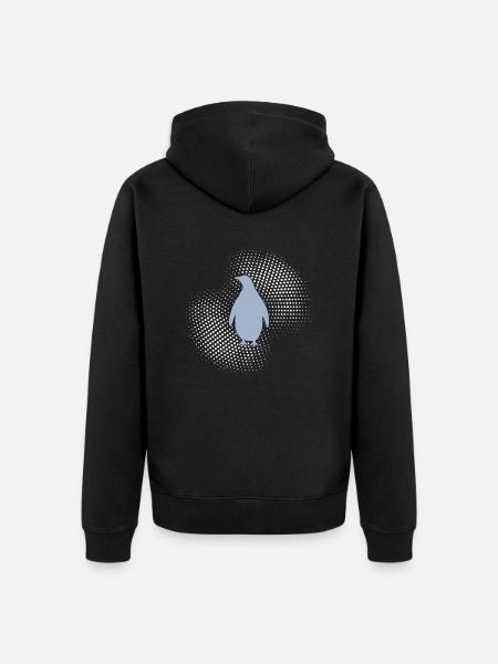 Pingouin - Veste à capuche bio Premium Unisexe - noir
