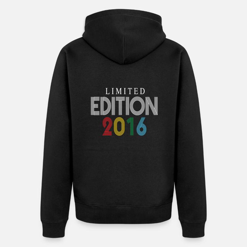 Édition limitée 2016 - Veste à capuche bio Premium Unisexe - noir