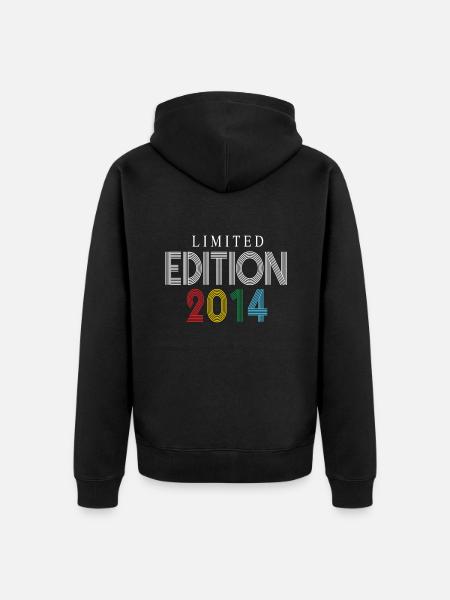 Édition limitée 2014 - Veste à capuche bio Premium Unisexe - noir