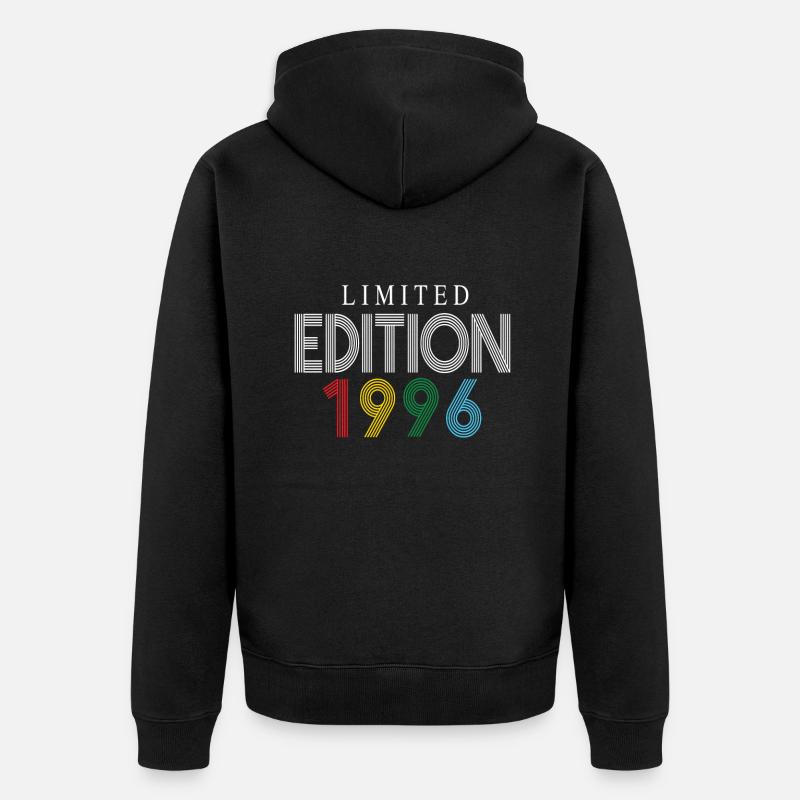 Édition limitée 1996 - Veste à capuche bio Premium Unisexe - noir