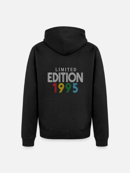 Limited Edition 1995 - Unisex Premium Organic Zip Hoodie - black