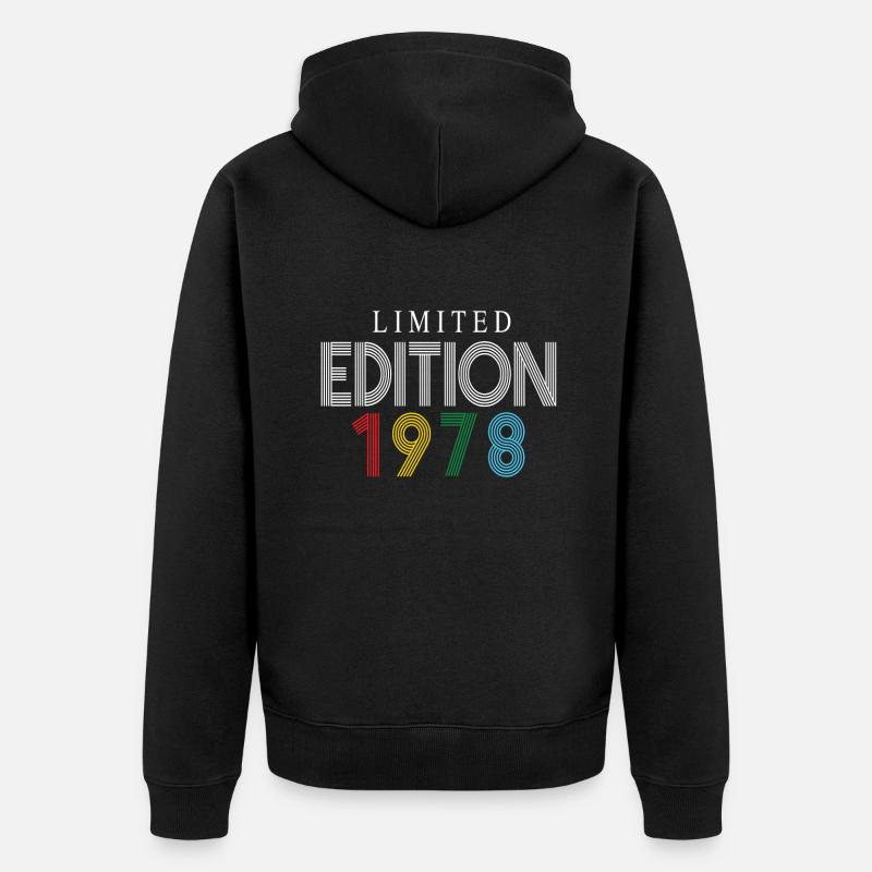 Édition limitée 1978 - Veste à capuche bio Premium Unisexe - noir