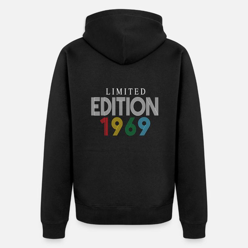 Édition limitée 1969 - Veste à capuche bio Premium Unisexe - noir