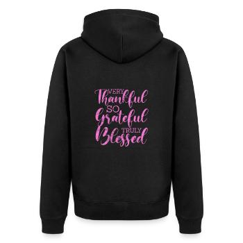 Motivation Motiver Carrière Dire Cadeau - Veste à capuche bio Premium Unisexe - noir - Dos - Nico (187cm)