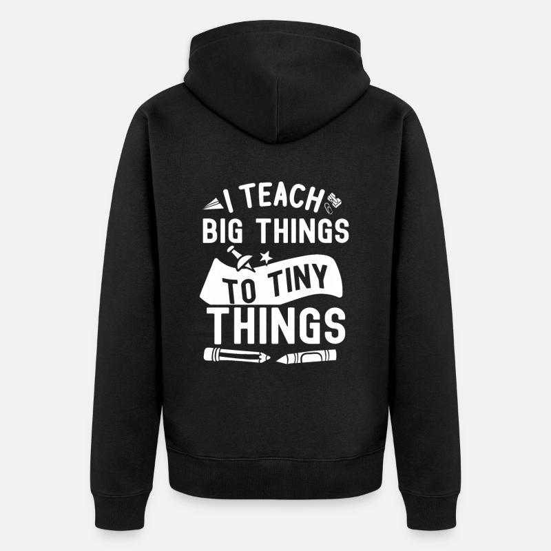 Enseignant - Veste à capuche bio Premium Unisexe - noir