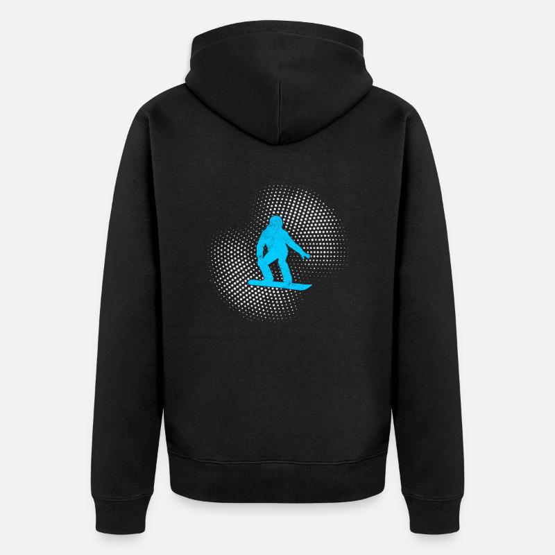 Snowboard - Veste à capuche bio Premium Unisexe - noir