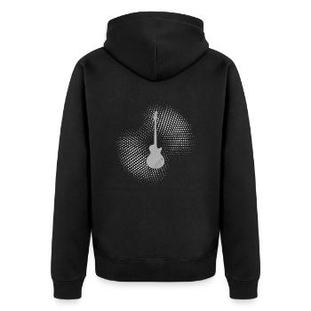 e Guitare Rock - Veste à capuche bio Premium Unisexe - noir - Dos - Nico (187cm)