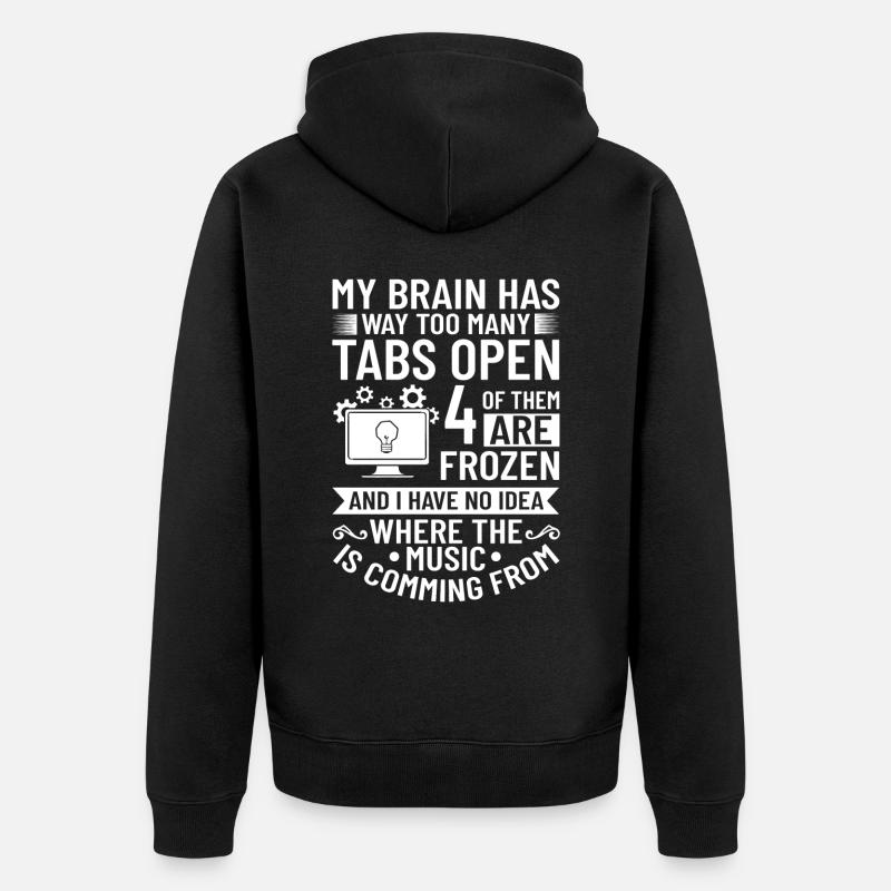 Software Entwicklung Softwareentwickler Entwickler - Unisex Premium Bio Zip Hoodie - Schwarz