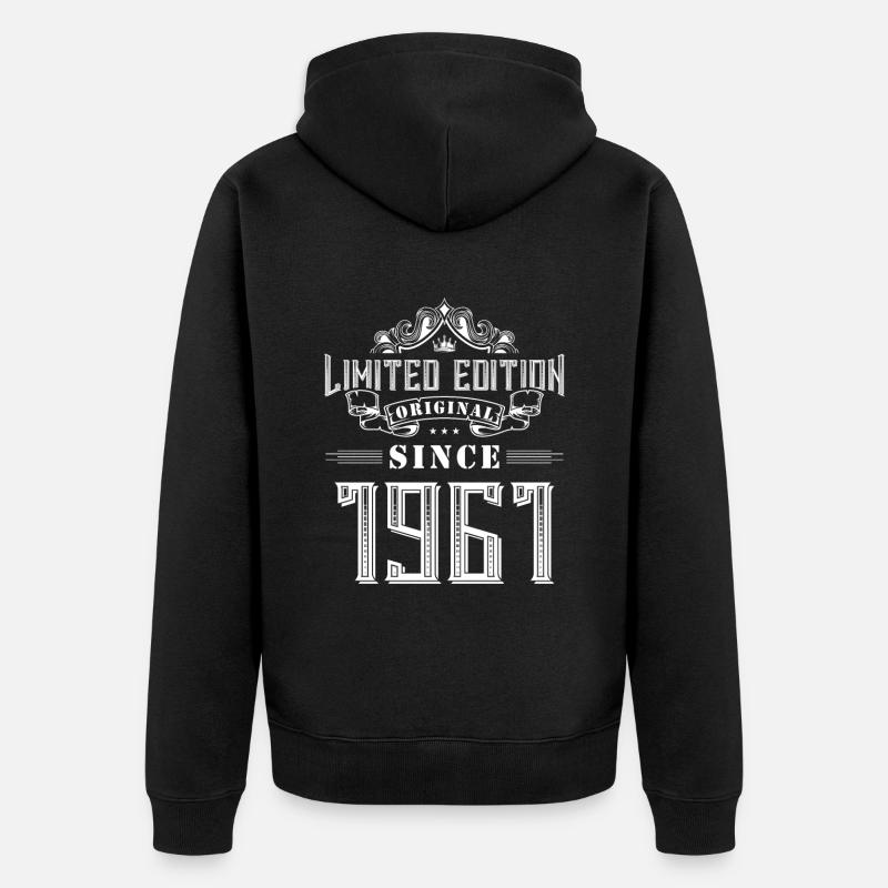 Édition limitée 1961 - Veste à capuche bio Premium Unisexe - noir