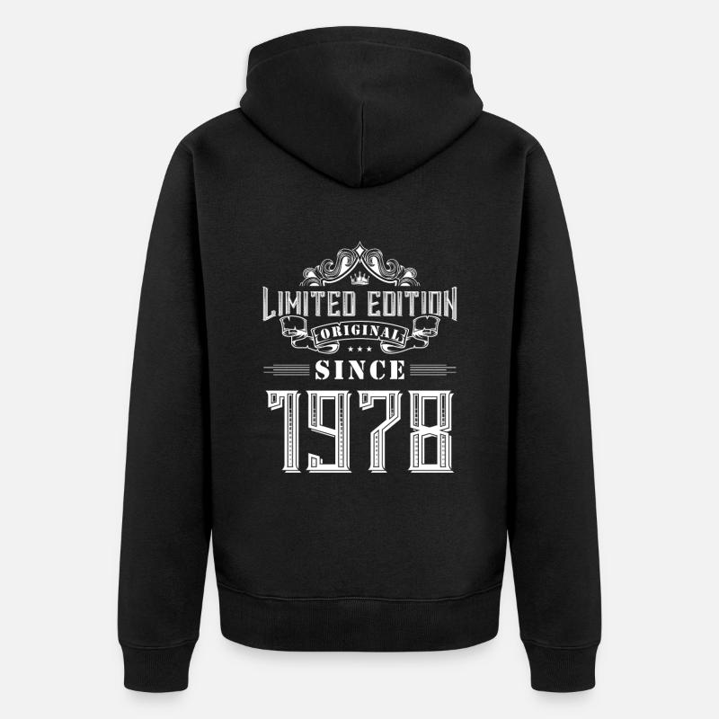 Édition limitée 1978 - Veste à capuche bio Premium Unisexe - noir