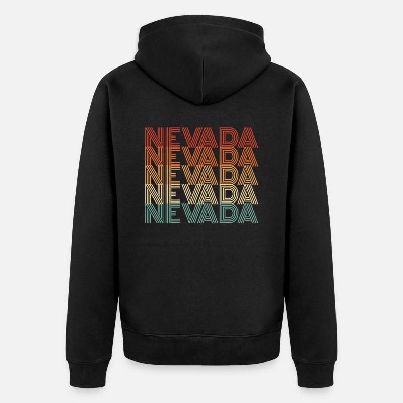 Nevada - Veste à capuche bio Premium Unisexe - noir