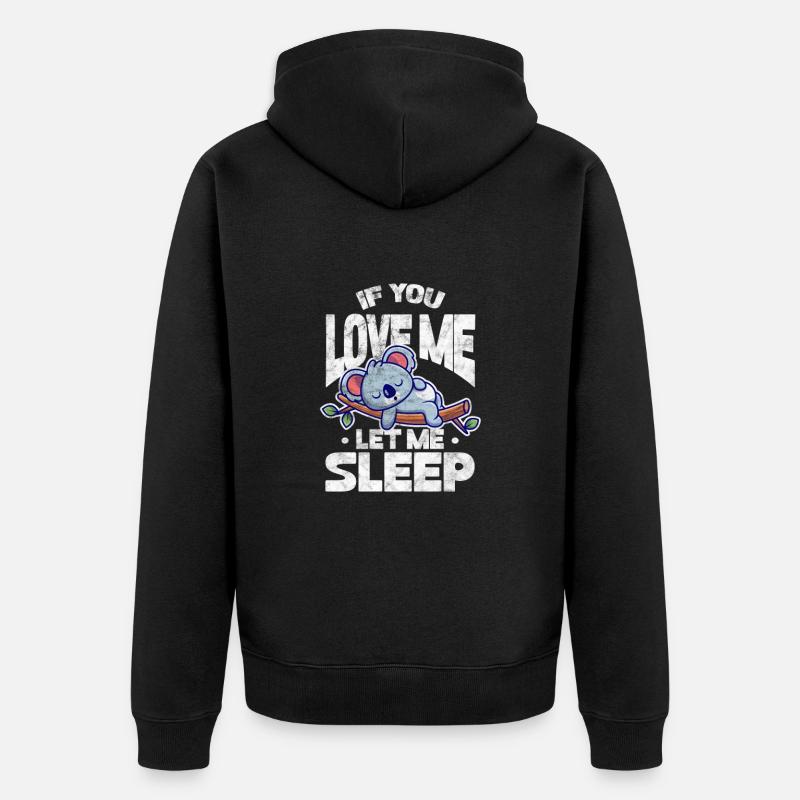 Koala - Veste à capuche bio Premium Unisexe - noir