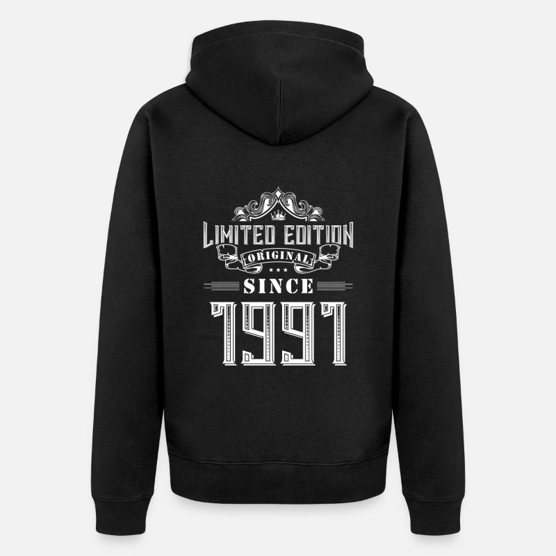 Édition limitée 1991 - Veste à capuche bio Premium Unisexe - noir
