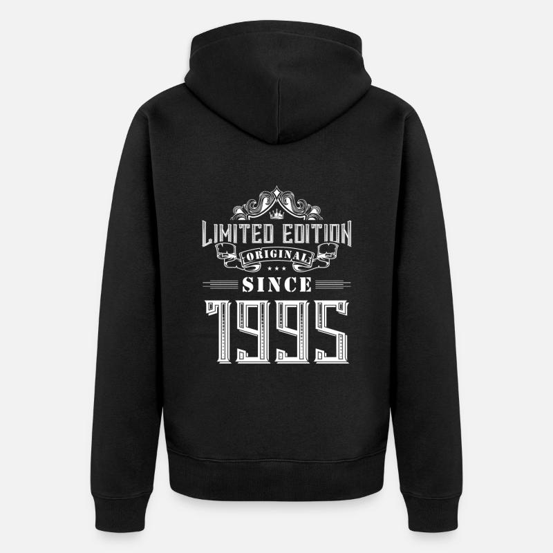 Édition limitée 1995 - Veste à capuche bio Premium Unisexe - noir