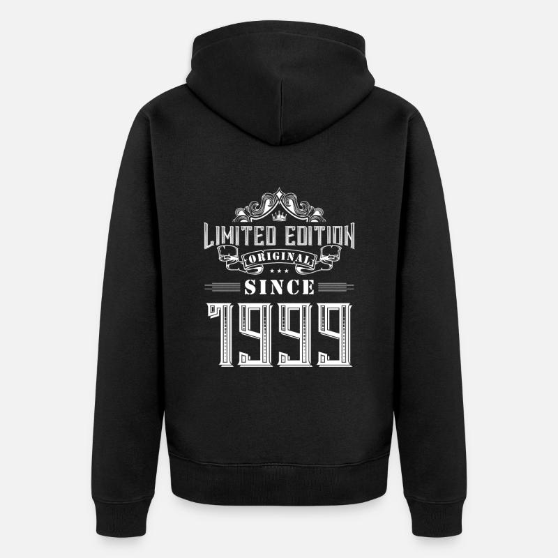 Édition limitée 1999 - Veste à capuche bio Premium Unisexe - noir