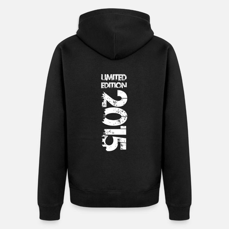 Édition limitée 2015 - Veste à capuche bio Premium Unisexe - noir