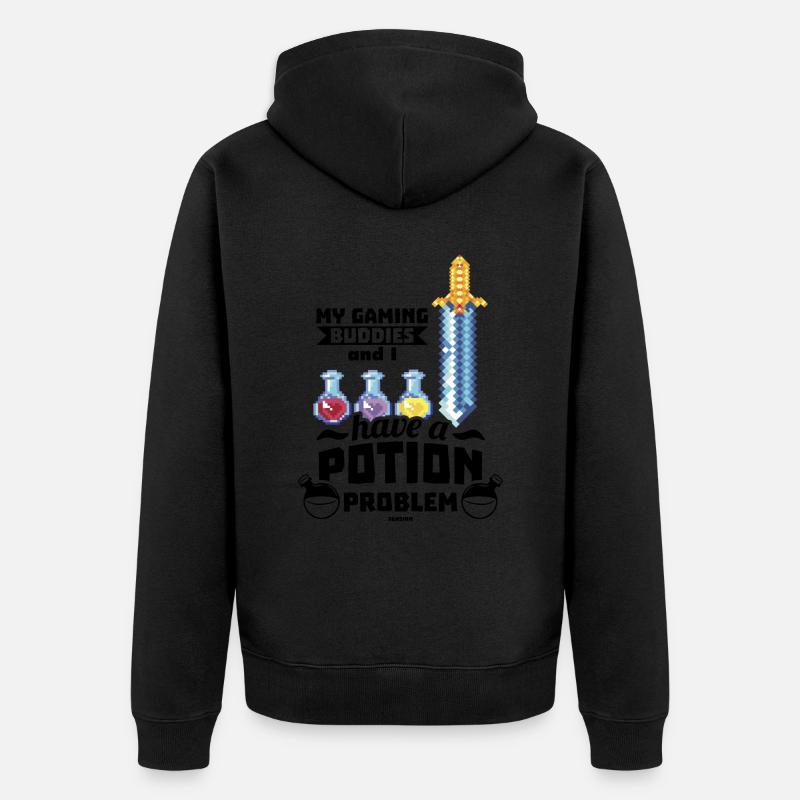 Jeu - Veste à capuche bio Premium Unisexe - noir