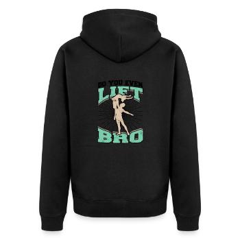 Est-ce que tu soulèves même bro - Dancing Recital Ballet - Veste à capuche bio Premium Unisexe - noir - Dos - Nico (187cm)