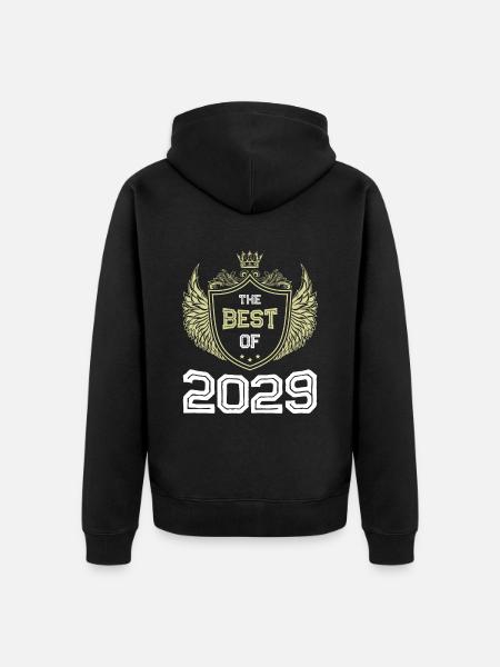 2029 best of - Unisex Premium Bio Zip Hoodie - Schwarz