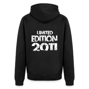 Édition limitée 2011 - Veste à capuche bio Premium Unisexe - noir - Dos - Nico (187cm)