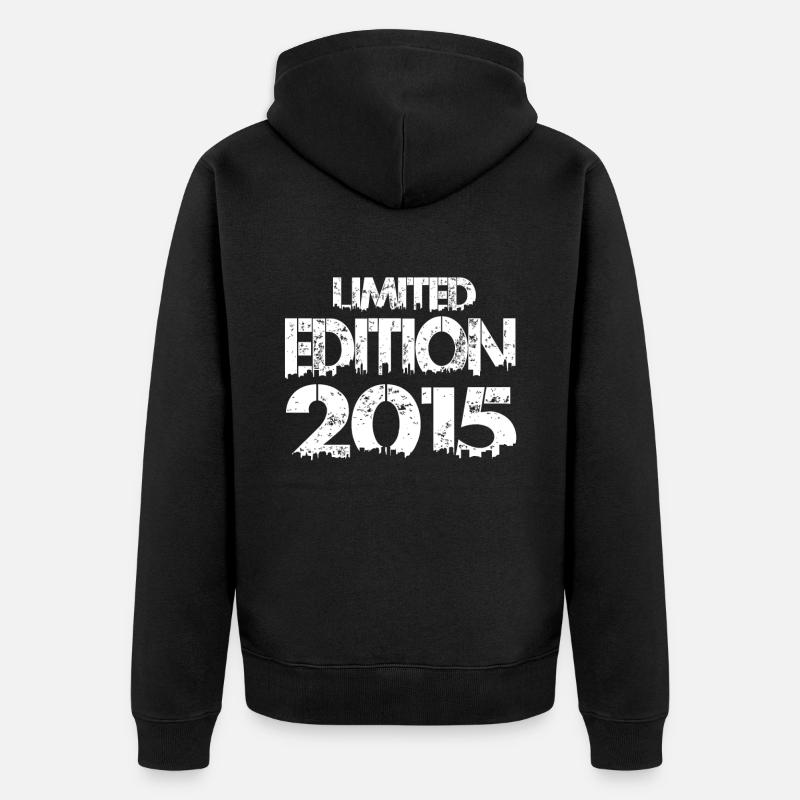 Édition limitée 2015 - Veste à capuche bio Premium Unisexe - noir