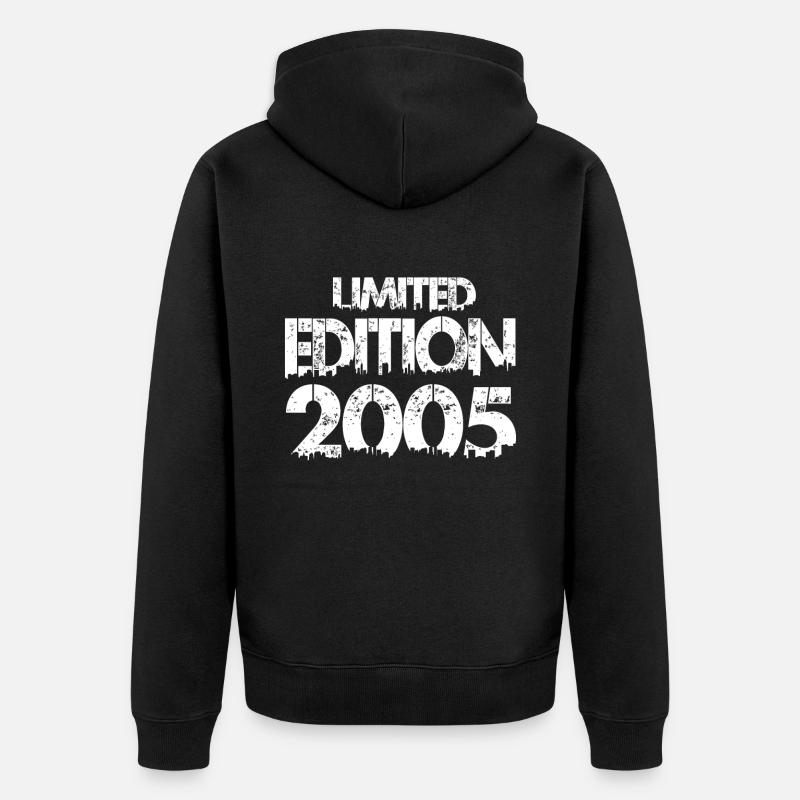 Édition limitée 2005 - Veste à capuche bio Premium Unisexe - noir