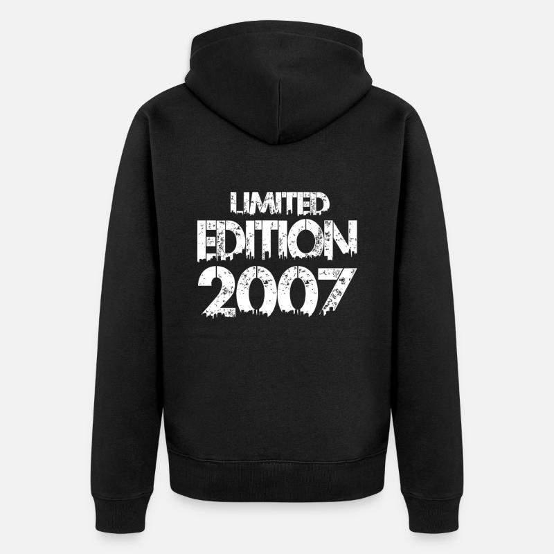 Édition limitée 2007 - Veste à capuche bio Premium Unisexe - noir