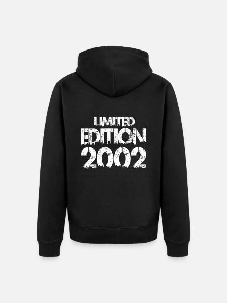 Édition limitée 2002 - Veste à capuche bio Premium Unisexe - noir