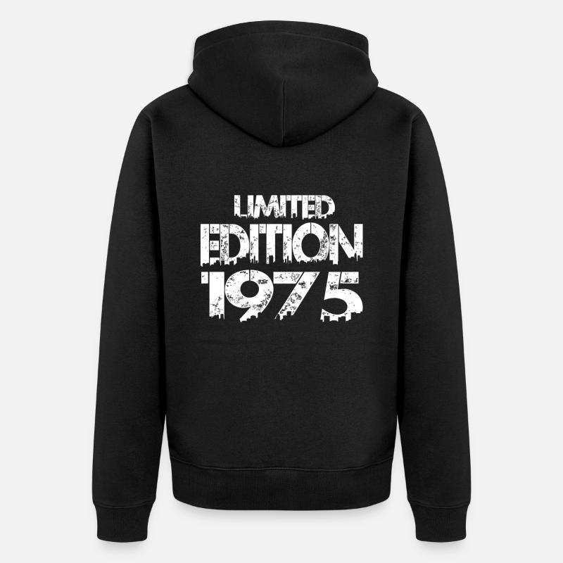 Édition limitée 1975 - Veste à capuche bio Premium Unisexe - noir