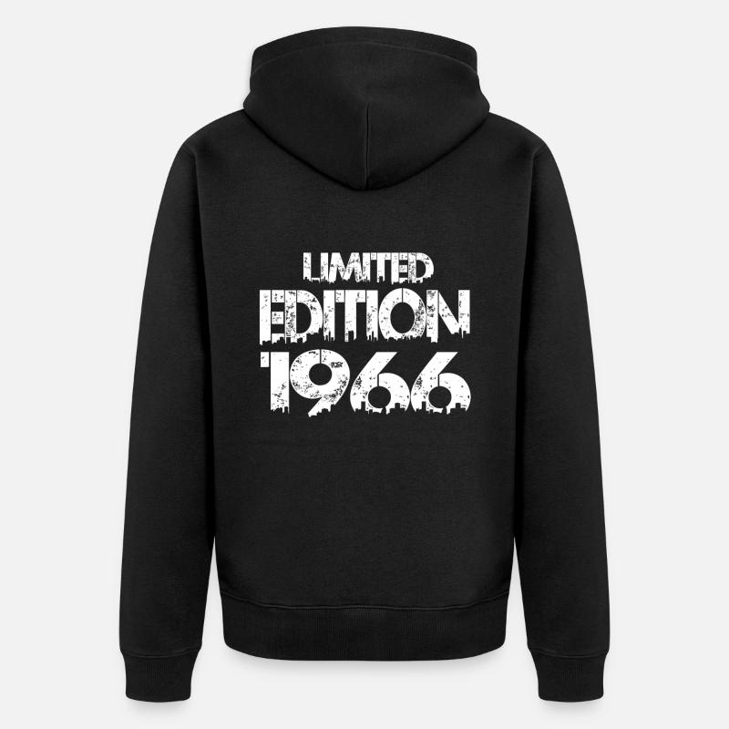 Édition limitée 1966 - Veste à capuche bio Premium Unisexe - noir